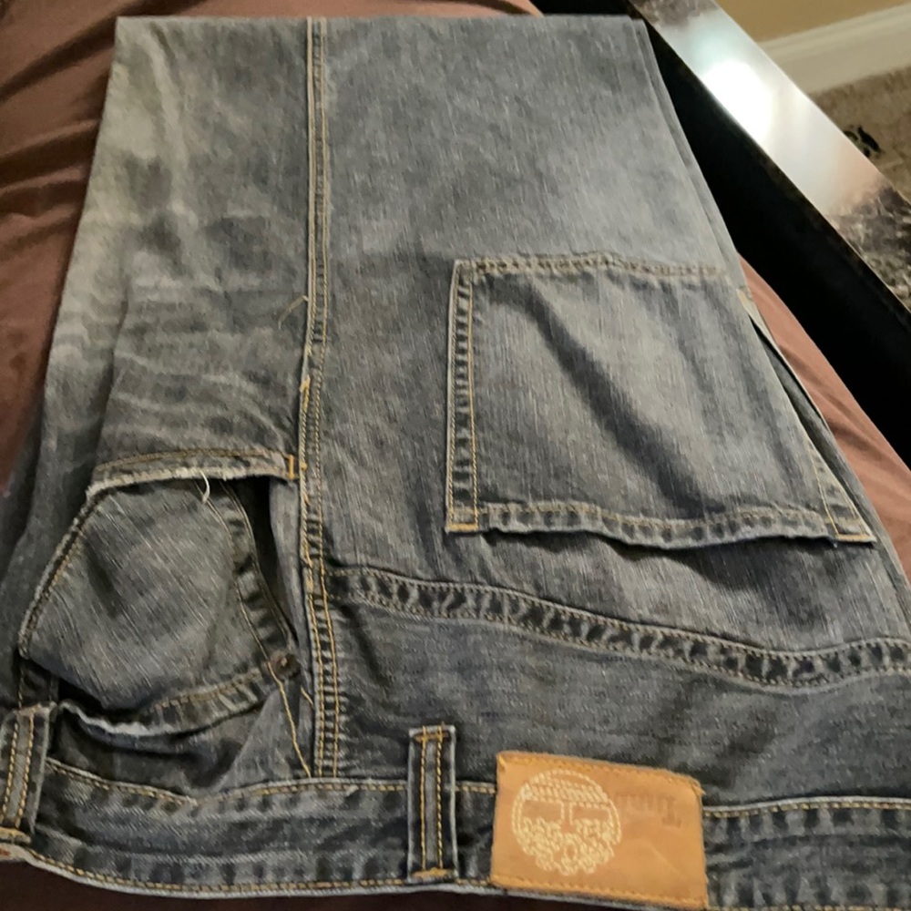 Timberland logo stitched jeans 40x32